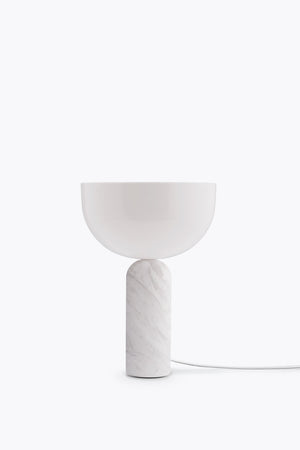 Kizu Table Lamp Marmor weiß klein New Works