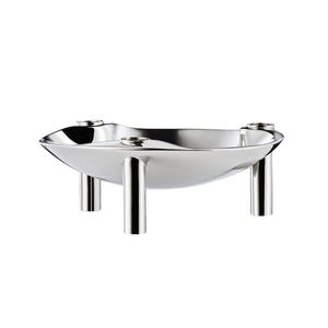 Schale Kerzenhalter chrome Stoff Nagel Copenhagen