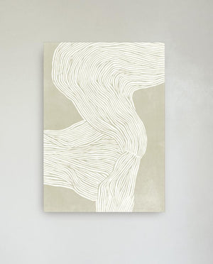 Print THE LINE no. 08 / beige 50 X 70 cm HEIN Studio