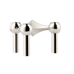 Kerzenhalter chrome Stoff Nagel Copenhagen