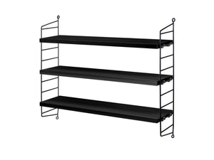 Regal String Pocket schwarz String Furniture