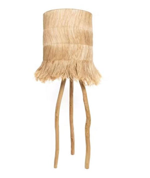 Stehleuchte Abaca natur